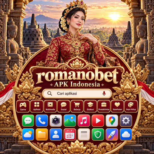 Ilustrasi antarmuka dan navigasi romanobet